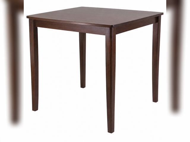 Lot 99-210 - New Winsome Inglewood 1-pc. Pub Dining Table, Antique Brown Table This Winsome Inglewood dining tabl...