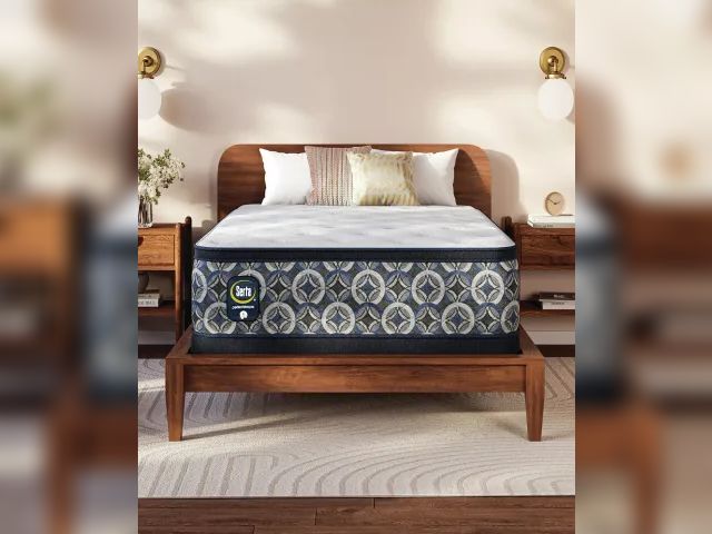 Lot 99-506 - Serta Perfect Sleeper Cascade Canyon 14" Medium Pillow Top Mattress, Queen Product details Deeply cu...