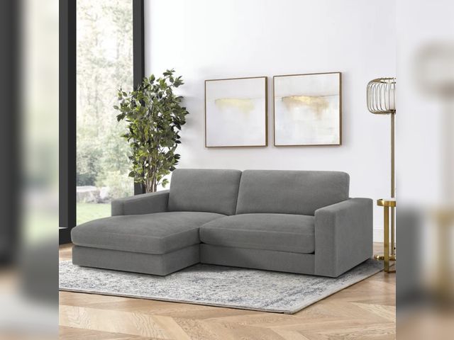 Lot 99-100018 - New Henredon Essex Hill Sofa Chaise

Features:
- Expansive 27" deep seating with Feather-blend cushi...