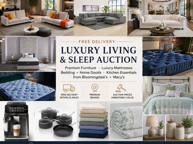 H Free Delivery Luxury Home Furnishings, Mattresses & Premium Home Goods Auction | Bloomingdale's • Macy's