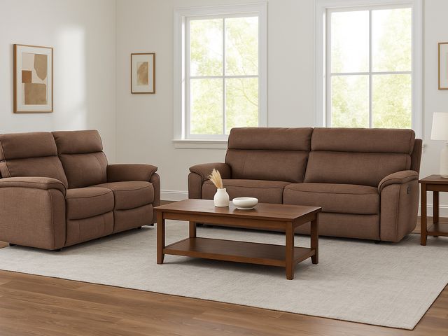 Lot 99-10003 - New Hutchenson Fabric Sofa and Love Seat Fabric Furniture Set Sofa Reclining Sofa Reclining Sectiona...