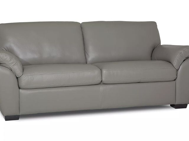 Lot 99-10309 - Lothan 64" Leather Loveseat